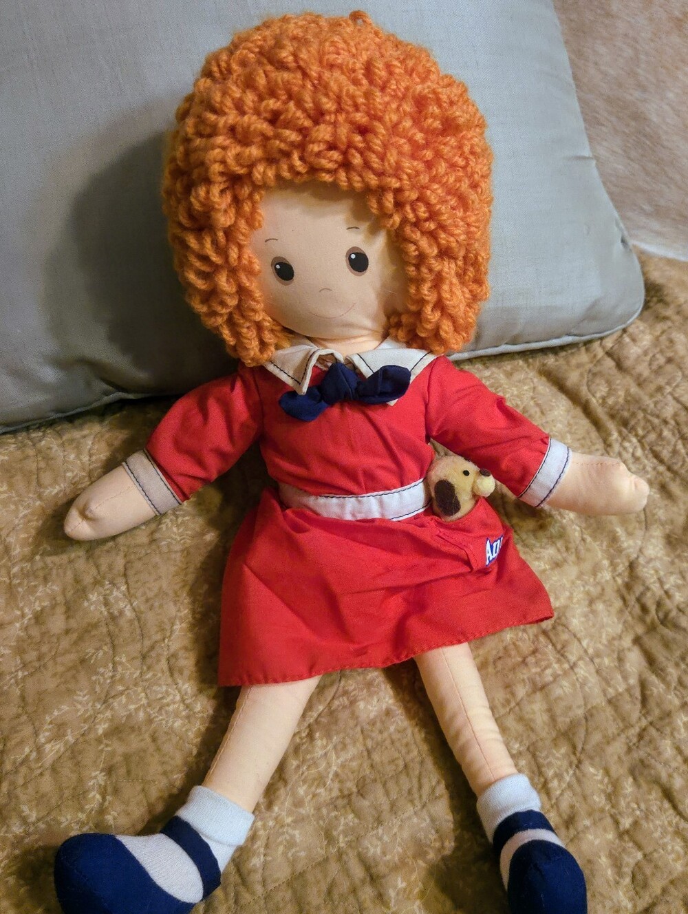 Vintage 1982 Little Orphan Annie rag doll